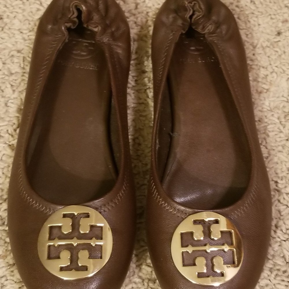 Tory Burch Reva Ballet Flats EUC